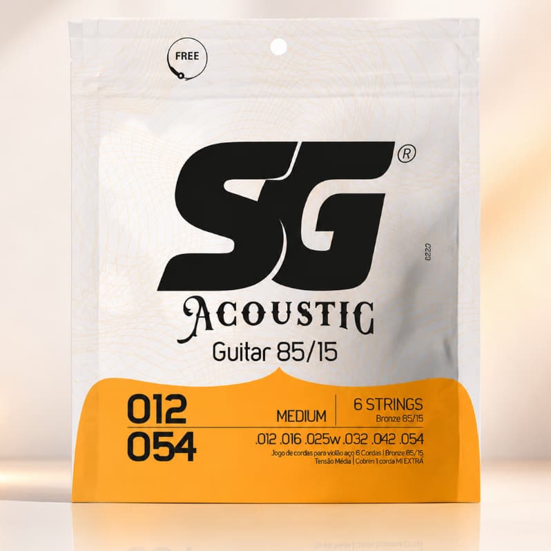 Encordoamento SG ACOUSTIC 85/15 6687 Violão Aço .012