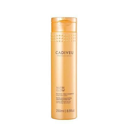 Cadiveu Professional Nutri Glow Shampoo Sem Sulfato 250ml Nutrição Capilar Brilho Intenso Anti Frizz