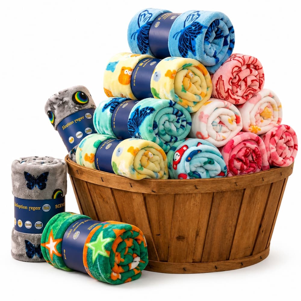 Manta Soft para Bebê e Pet 1,00x90cm Pelúcia Mantinha Estampada Toque Macio