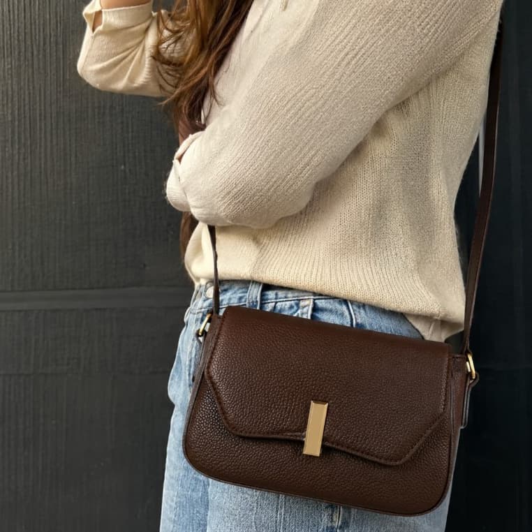 Bolsa Tiracolo Transversal Premium de Ombro Estilosa Casual Tendência Blogueira Versátil Trabalho