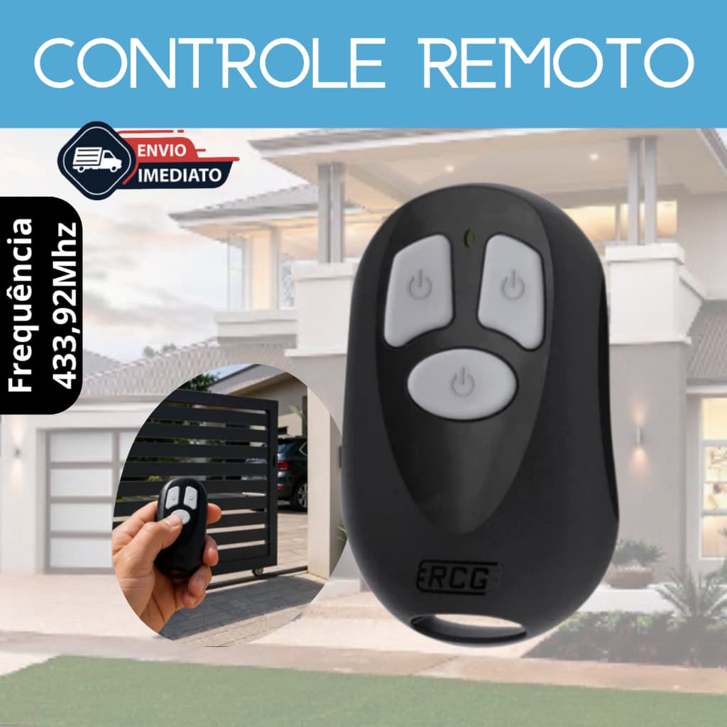 Controle Remoto Universal Para Portões e Alarmes Rcg Ppa Garen