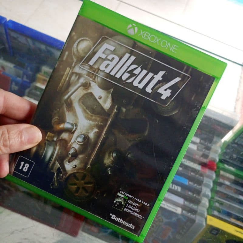 JOGO FALLOUT 4 XBOXONE MÍDIA FÍSICA SEMI NOVO