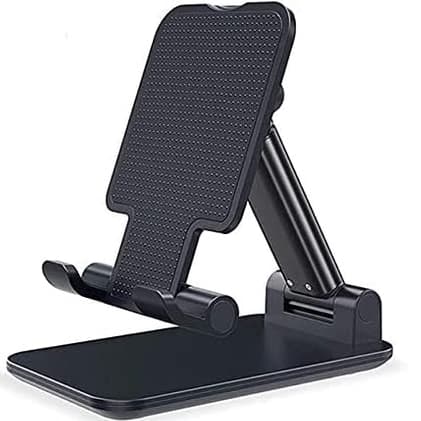 Suporte para Celular e Tablet de Mesa Ajustável Haste Reforçada Dobrável [Envio HOJE]