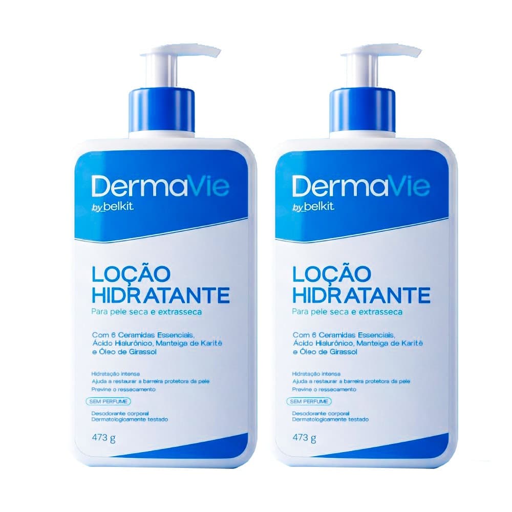 2x Loção Hidratante Desodorante Dermavie 473g - Belkit