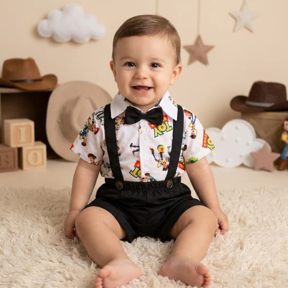 Conjunto Menino Toy Story Roupa Infantil Festa