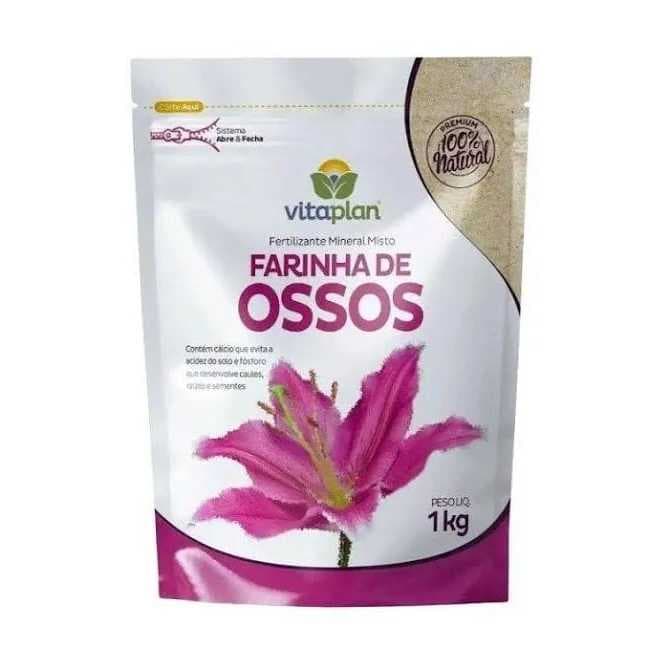 FARINHA DE OSSOS FERTILIZANTE MINERAL MISTO NUTRIPLAN