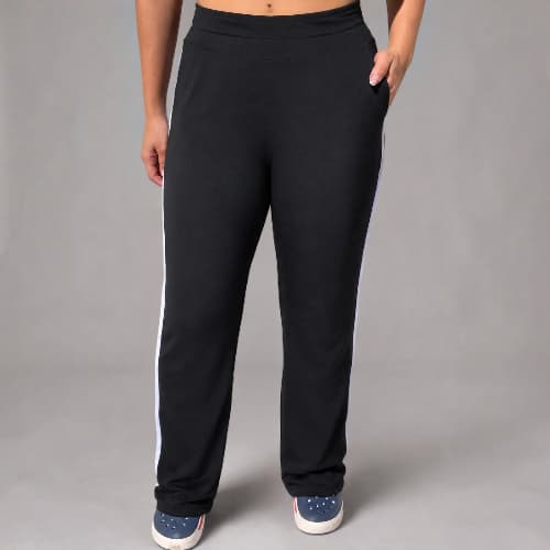 Calça Pantalona Scoial com friso na latreral