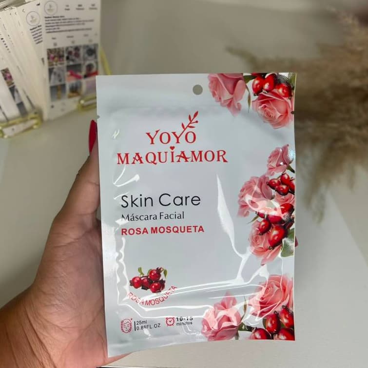 Máscara Facial de Tecido Yoyo Maquiamor
