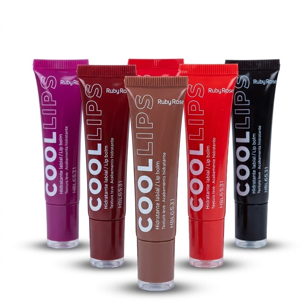 Lip Balm Cool Lips Ruby Rose Hidratante Labial Com Cor