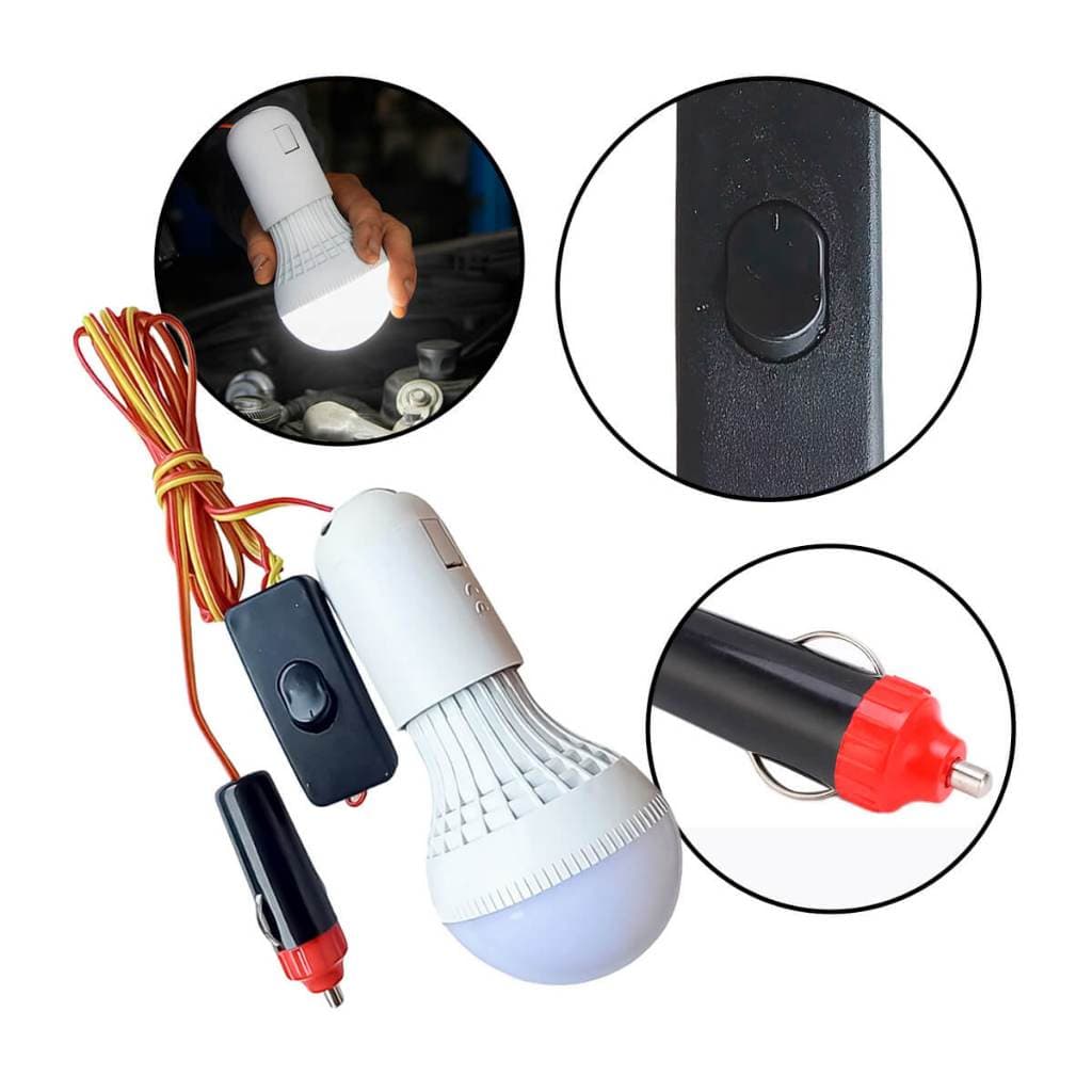 Lâmpada LED 12V Interna Para Trailer Motorhome Bateria 12V Alta Eficiência