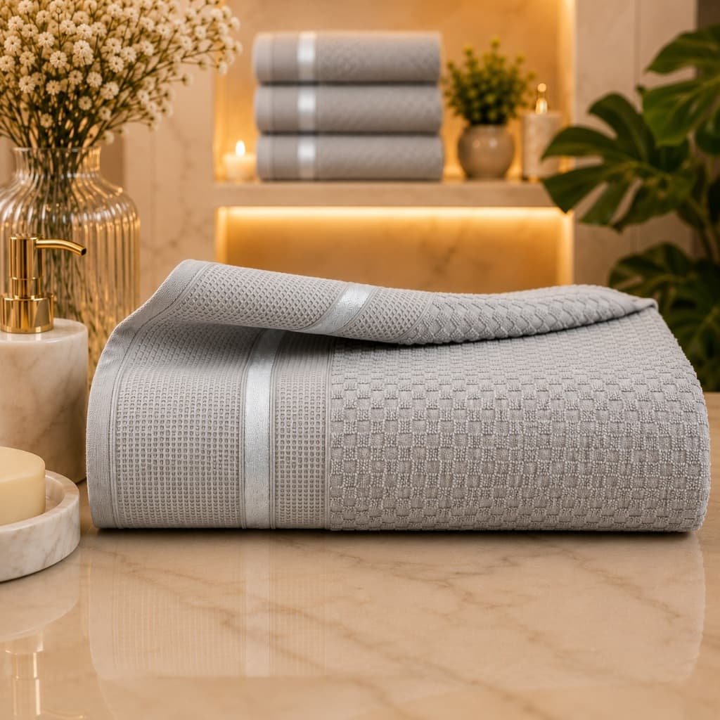 Toalha de Banho Gigante 100% Algodão 1,50x0,80 Macia Super Absorvente Premium Grande Banheiro Hotel Luxo