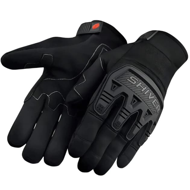 LUVA SHIVER DUKE PRETA EMBORRACHADA MOTOBOY FRIO PROTEÇÃO TÉRMICA TOUCH SCREEN QUALIDADE TOP