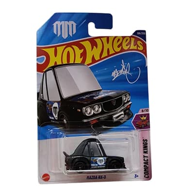 MINIATURA HOT WHEELS MAD MIKE COMPACT KINGS 8/10 MAZDA RX-3 196/250 HYX24-N7C5