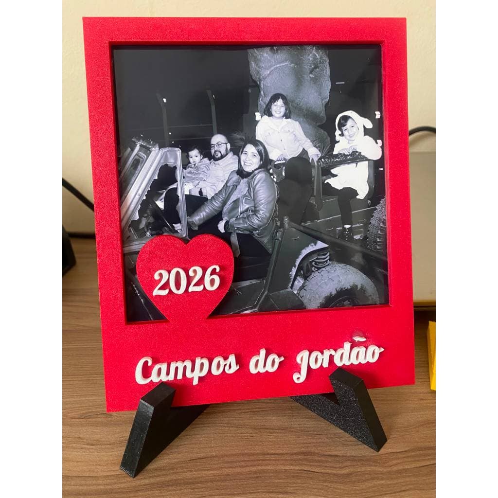 Quadro Personalizado com Nome / Data / Local  Foto 10x15 cm  - foto GRATIS impressa