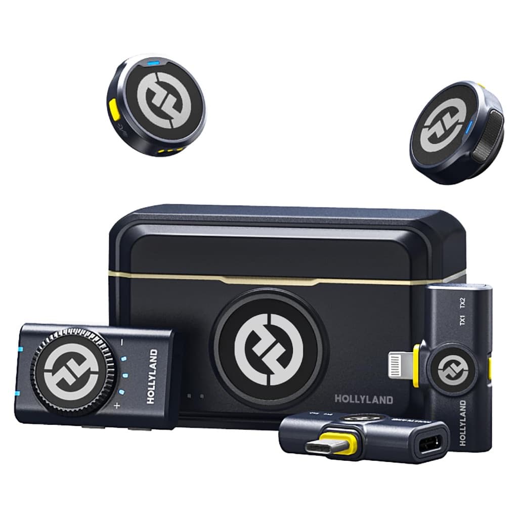 Microfone Lapela Bluetooth sem fio Hollyland Lark M2 COM E SEM COMBO