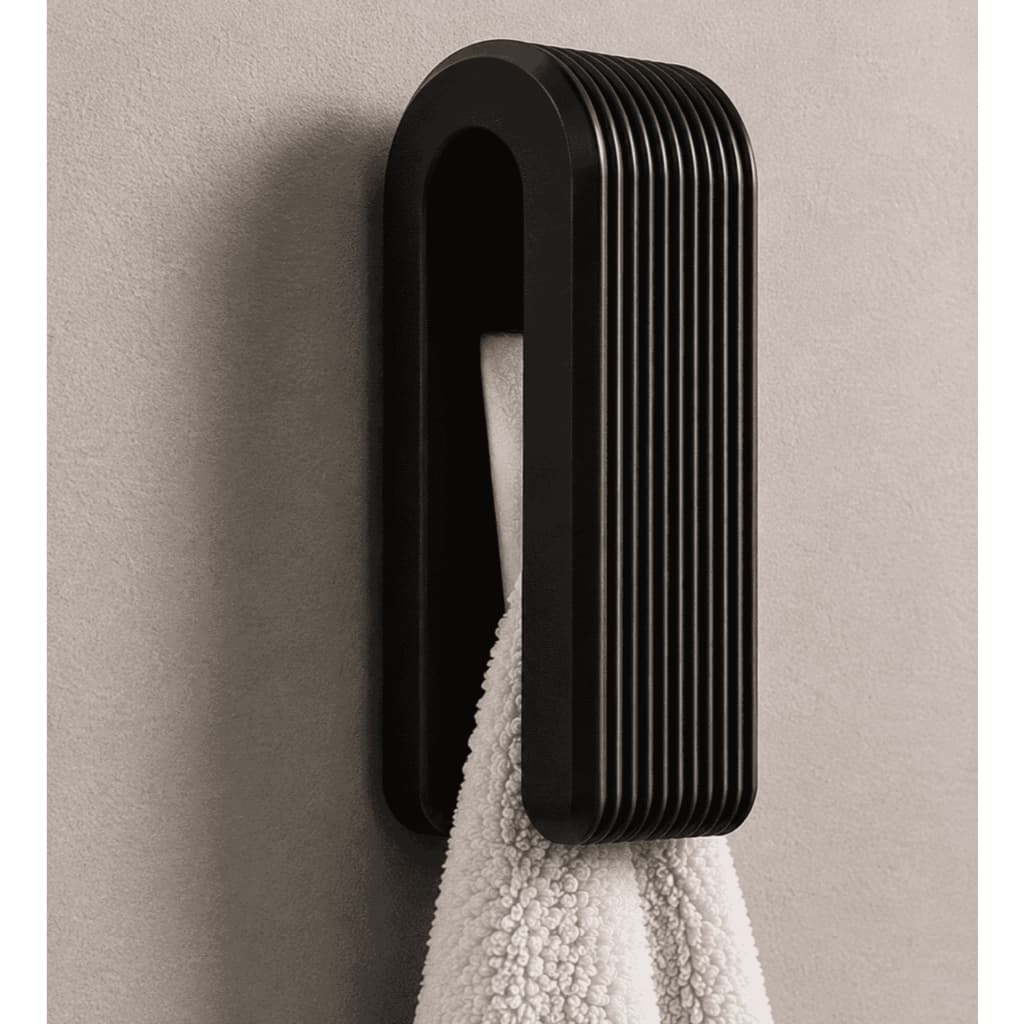 KIT De Suporte Porta Toalha Gancho Adesivo Para Parede  Elegante Sem Furo Com dupla face 2uni