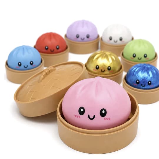 Mini Bao Squishy Surprise Dumpling Toy Antistress Cute Soft Surprise Variation Fidget Toy Dumpling Squishy