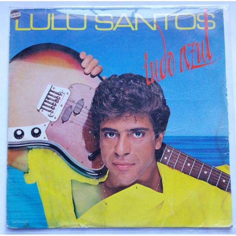 LP Disco de Vinil Lulu Santos Tudo Azul