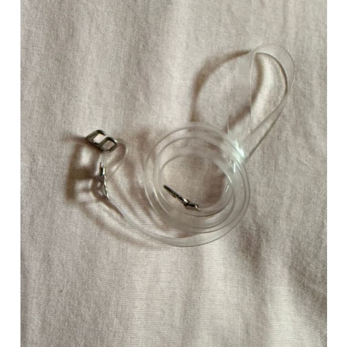 alça transparente de sutiã (feita de silicone ou TPU plástico), mulher, roupa íntima, invisível, feminino, bazar, brechó