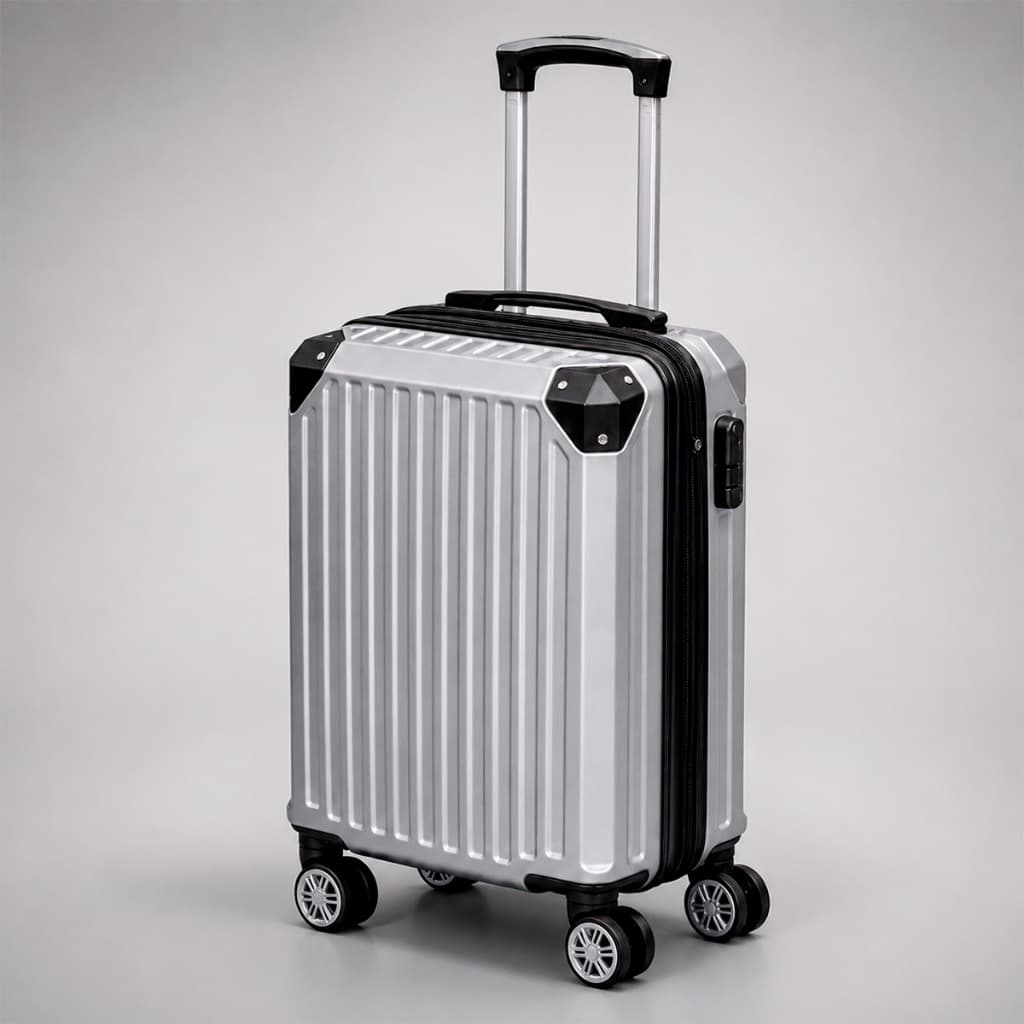 Mala Viagem Bordo 10Kg Zíper Expansível Pequena Rígida Com Cadeado Rodinhas Removível 360 Leve ANAC