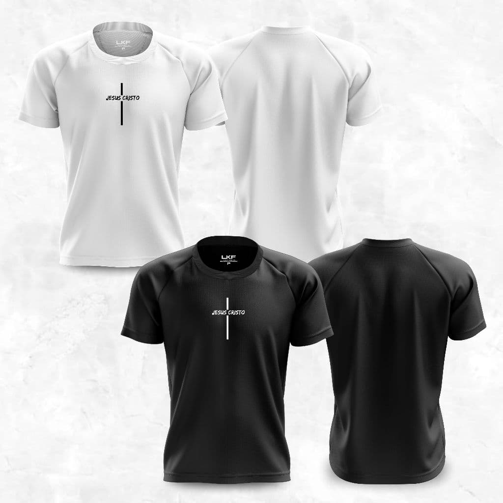 Camisa Cristã Igreja Masculina Dry Fit Para Academia e Casual