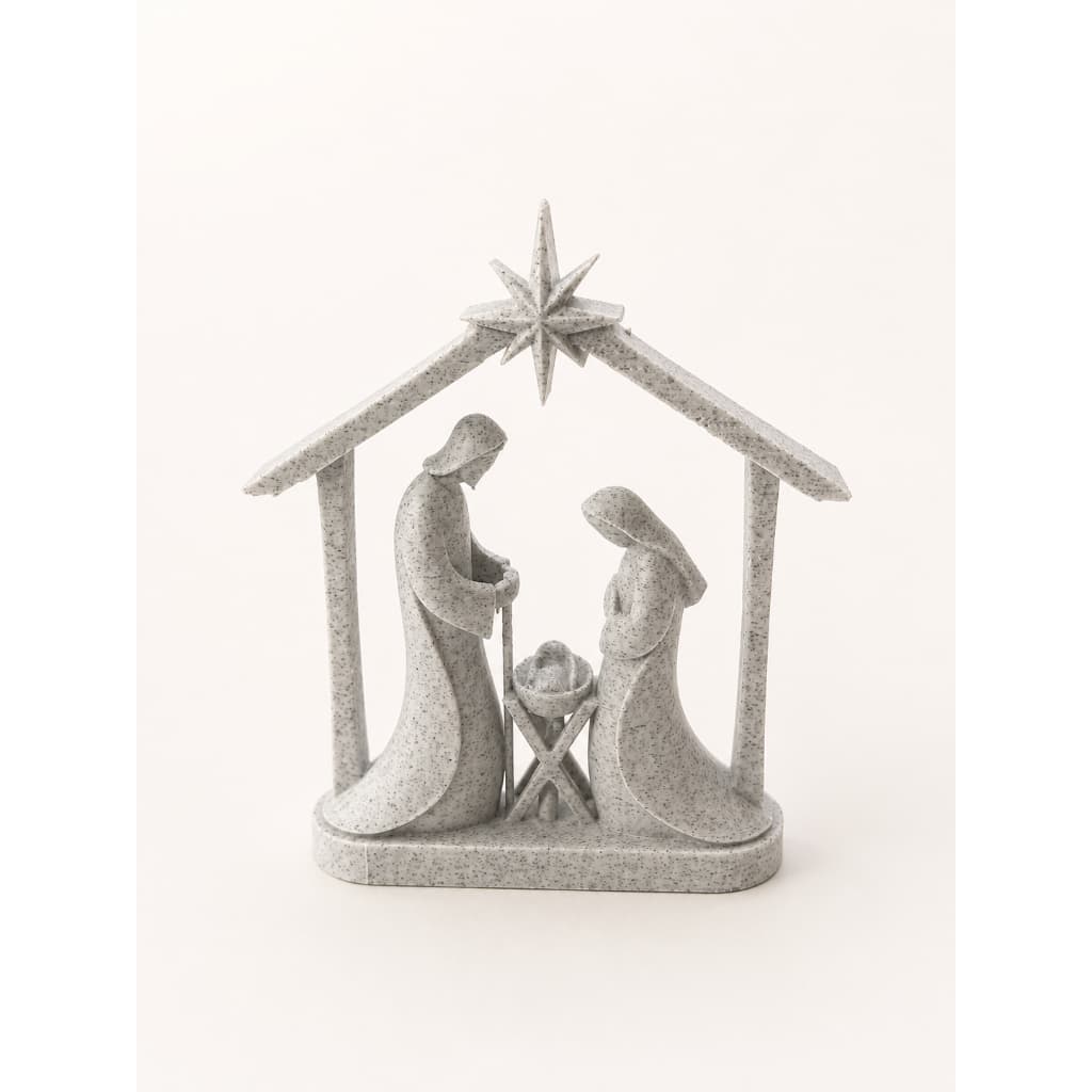 Presépio Decorativo Minimalista em Decoração de Natal Moderna
