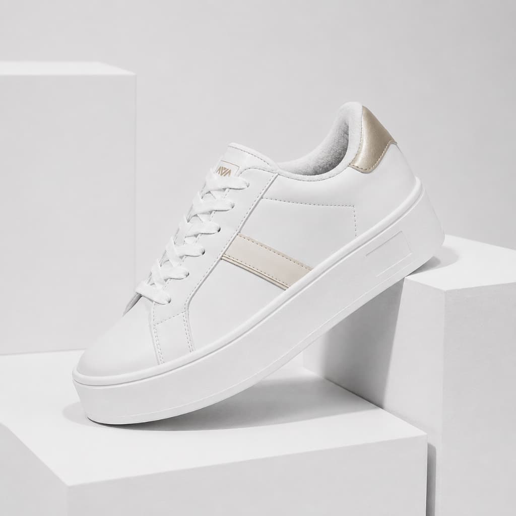 Tênis Casual Feminino Sola Alta Plataforma Leve Confortável Moda