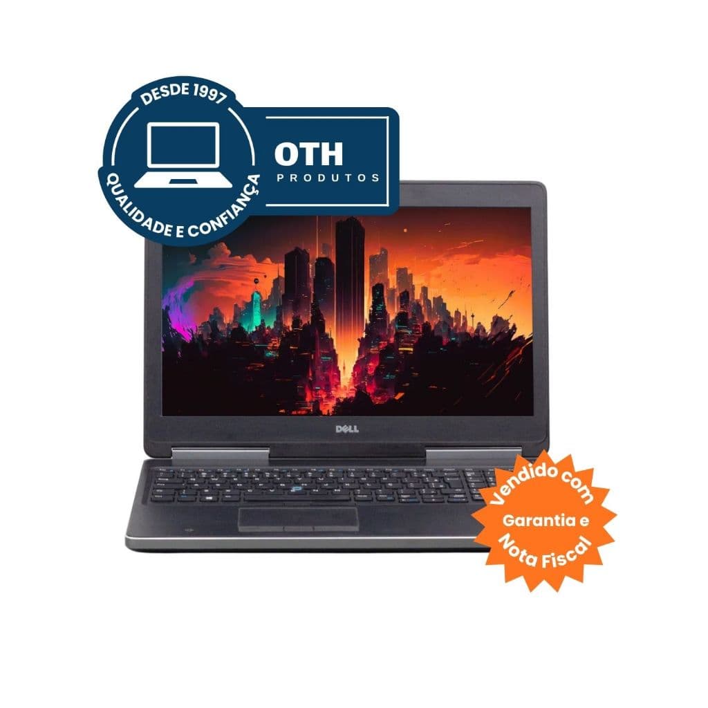 Work Notebook Dell Precision 7520, I5, 16gb 256gb Nvidia 4gb - Usado, garantia de 6 meses e NF.