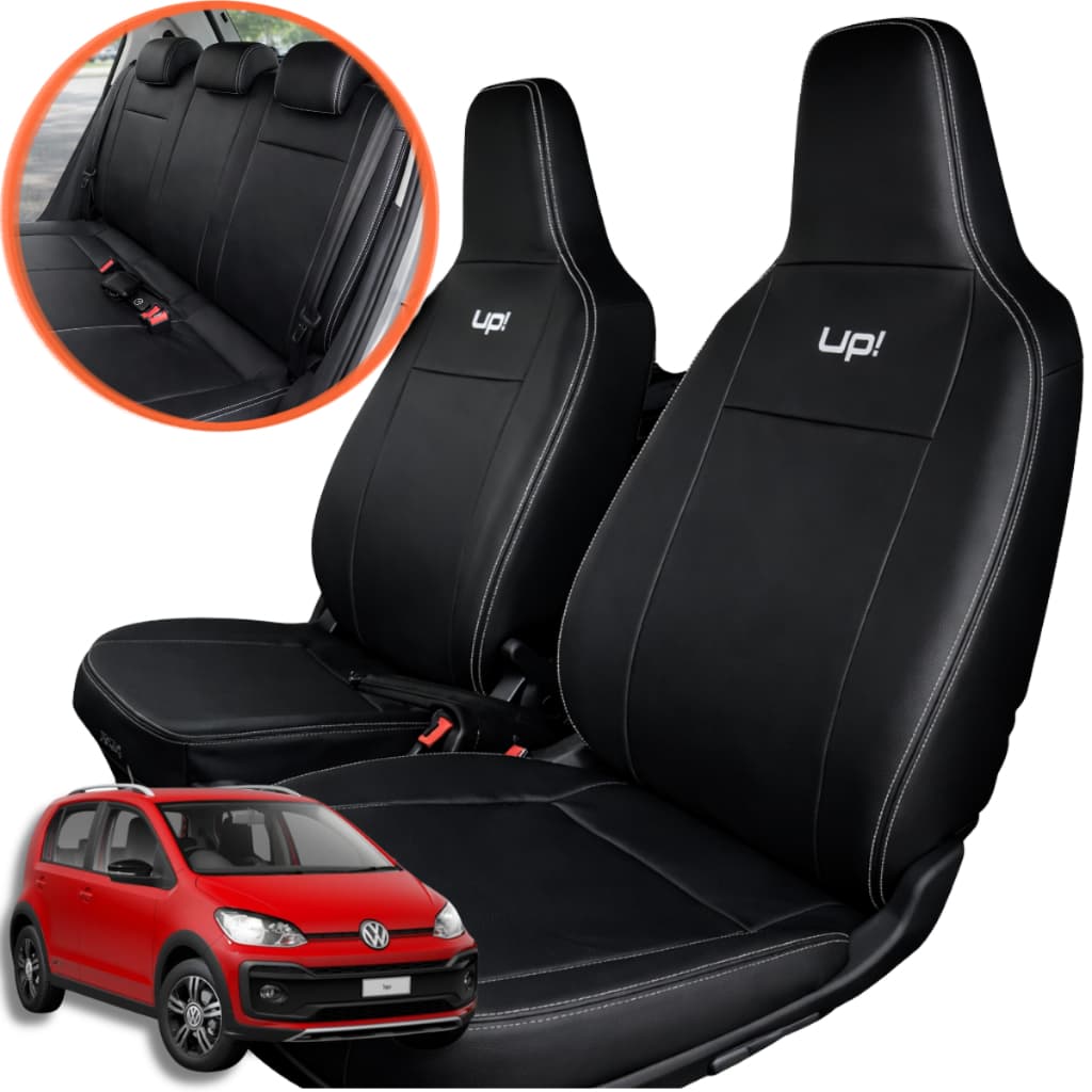 Capa De Banco Automotivo Carro Couro Específico Up Ate 2026