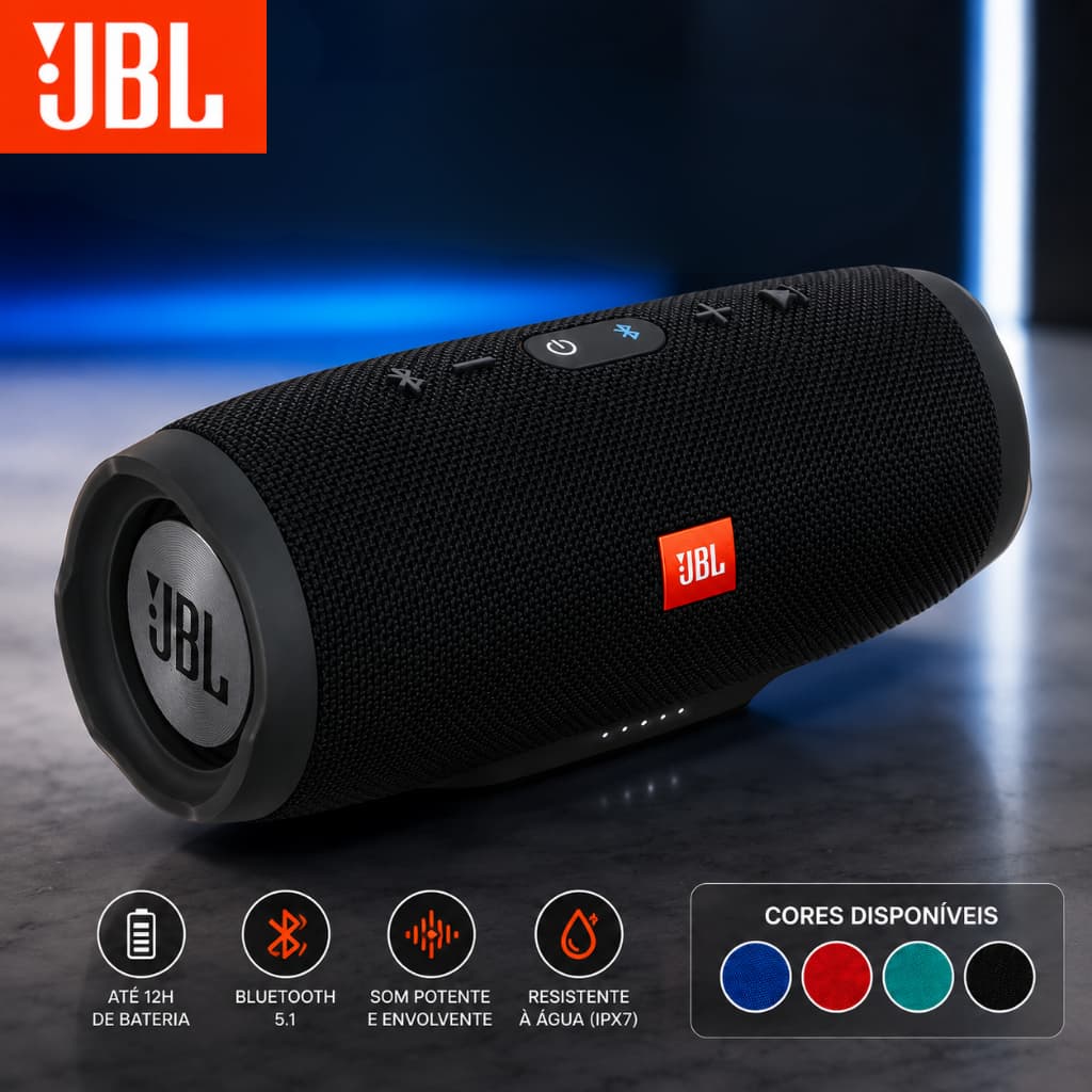 Caixinha de som bluetooth caixa portátil speaker Fm Usb