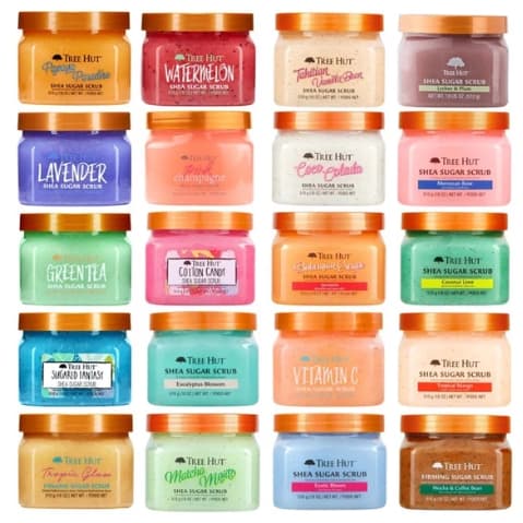 TREE HUT - Esfoliantes corporais 510ml e Shower Gel de Banho