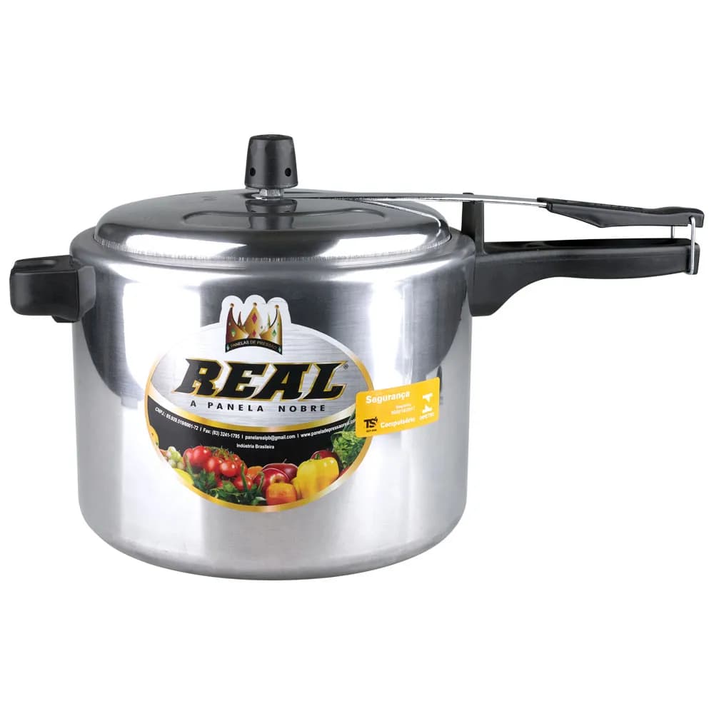Panela de Pressao Polida 4,5L [Marca REAL]