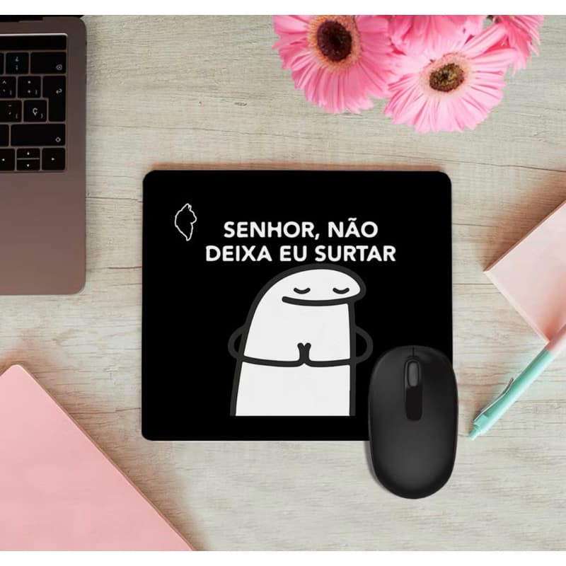 Mouse Pad Retangular 28x20 Flork Senhor, não deixa eu surtar