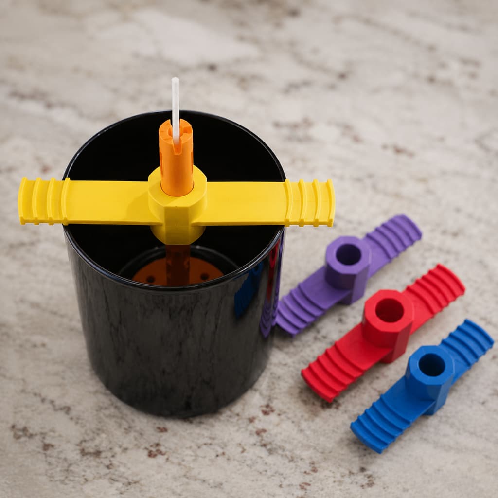 Kit Aplicador Fixador de Pavio para Velas Artesanais 1 ou 2 Pavios – 4 Tamanhos