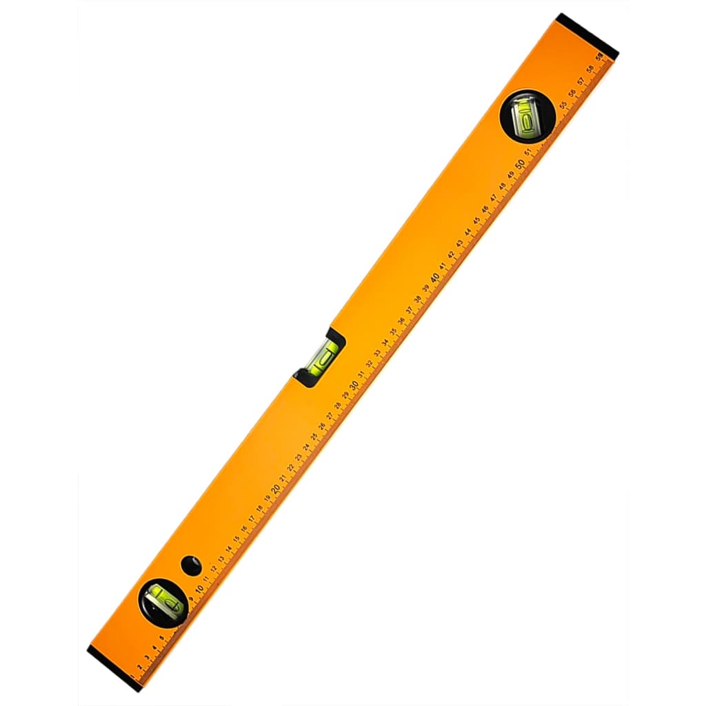 Nível De Mão 50cm 60cm Pedreiro Profissional Abs Resistente 3 bolhas Régua de Prumo