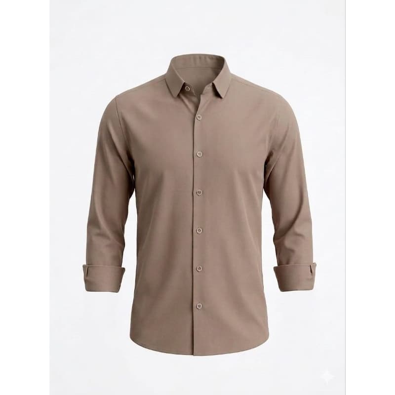 Camisa Social Manga Longa Infantil e Juvenil, (1616) Fibra de Bamboo Super Macia.
