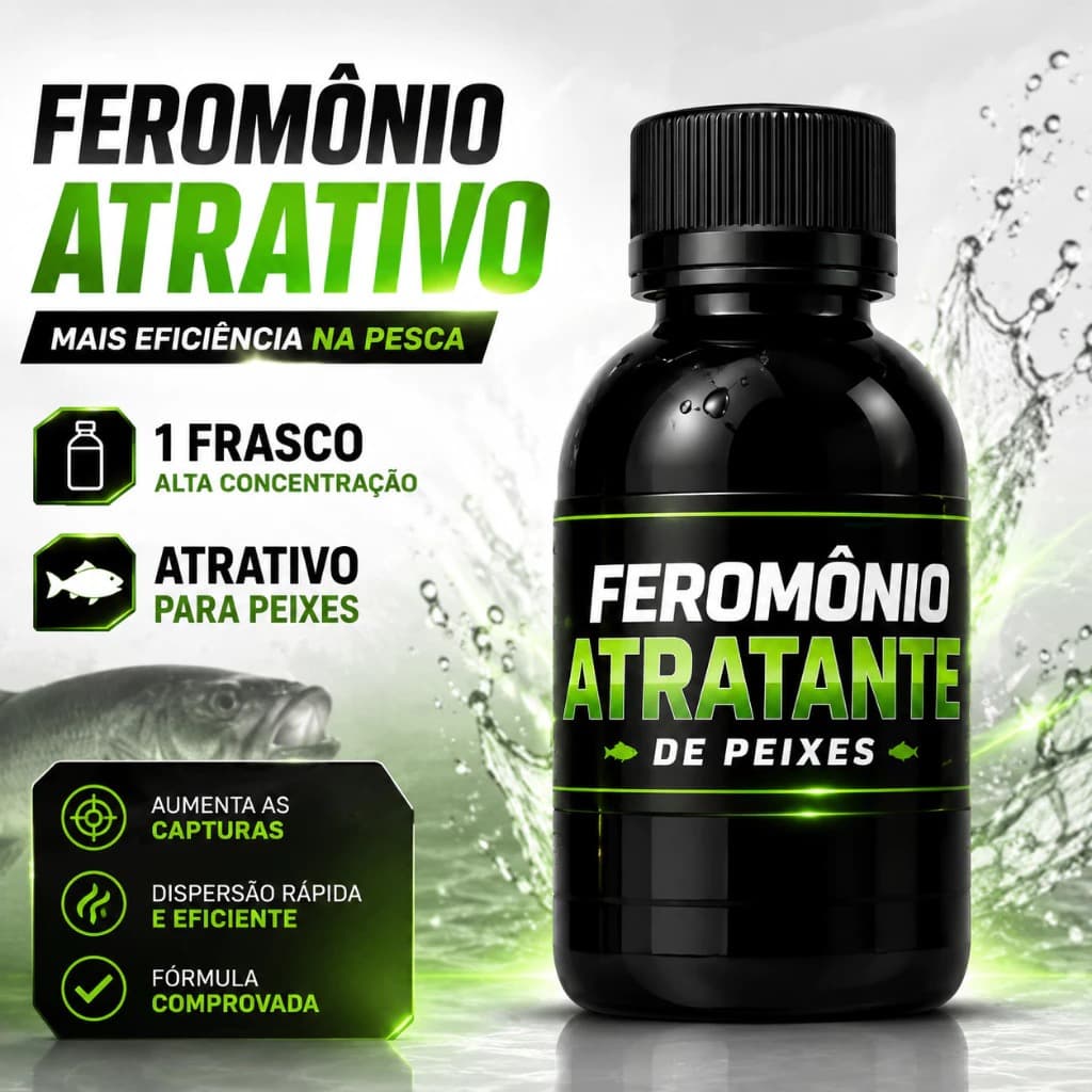 Feromônio Atrativo Para Pesca 100ml Líquido Isca Para Peixes Aumenta Capturas