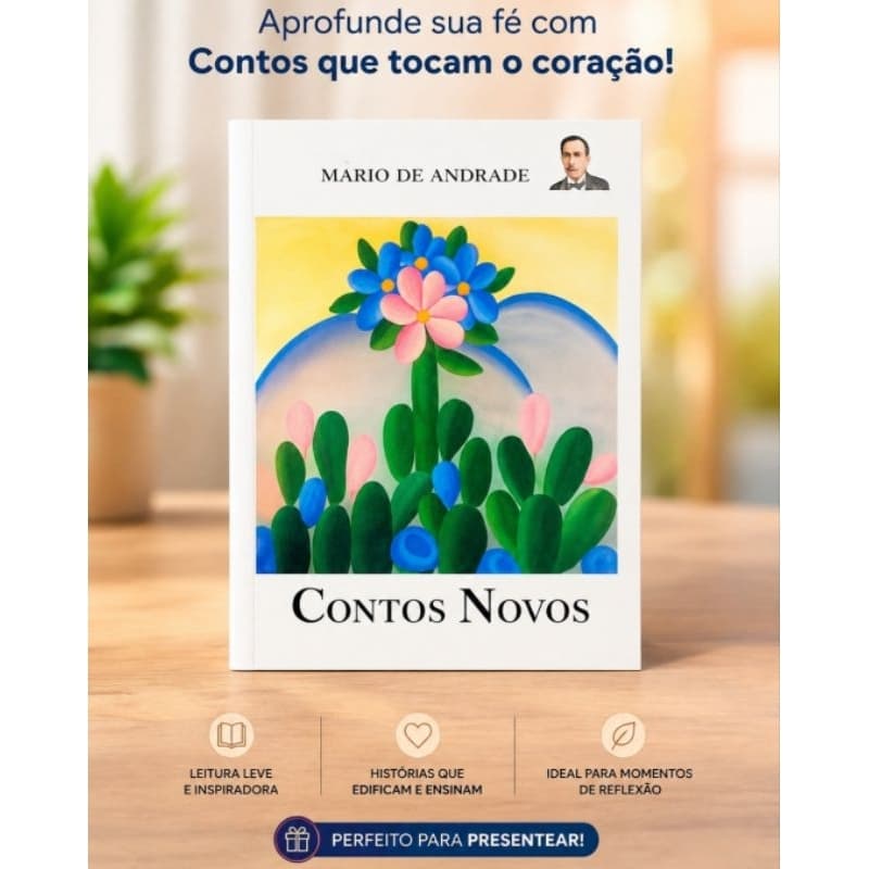 Livro Contos Novos de Mário de Andrade - Novo