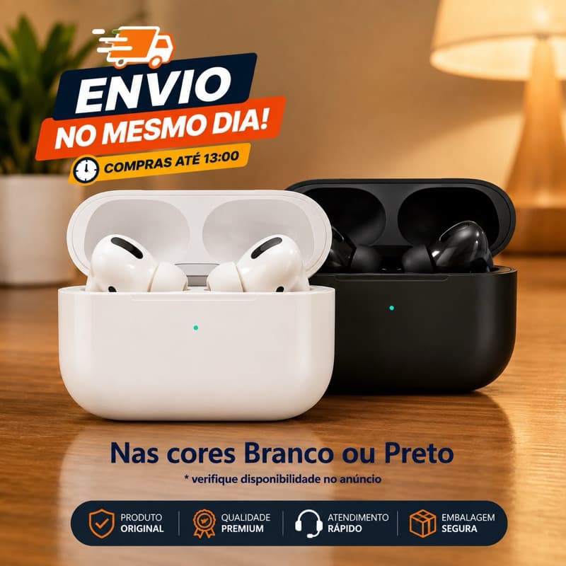 Fone de Ouvido Bluetooth Sem Fio A’GOLD FN-BA3 TWS com Microfone iPhone Android