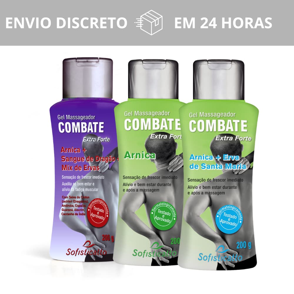 Gel Combate ARN Extra Forte 200g | Gel Massageador Refrescante para Pernas e Corpo
