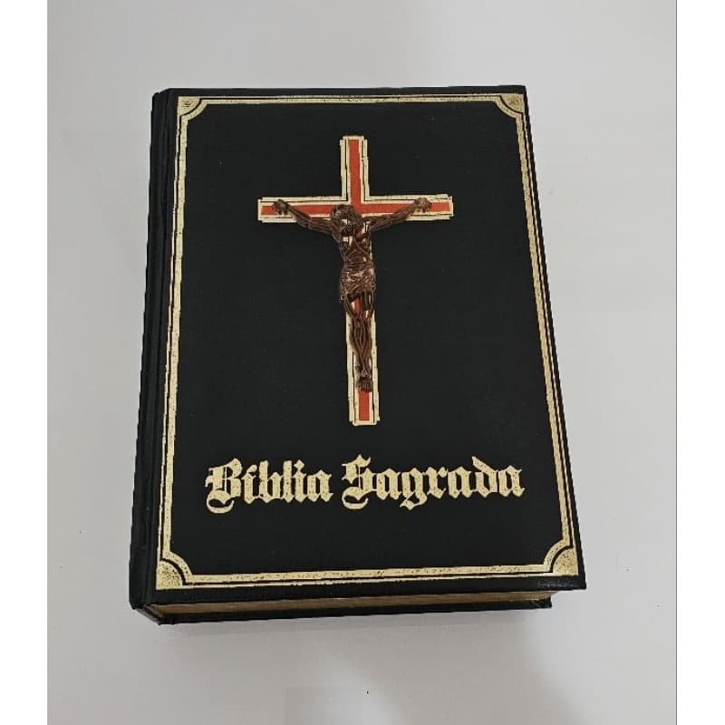 Bíblia Sagrada Antiga Editora Blini 1962 Perfeita Estado De Novo