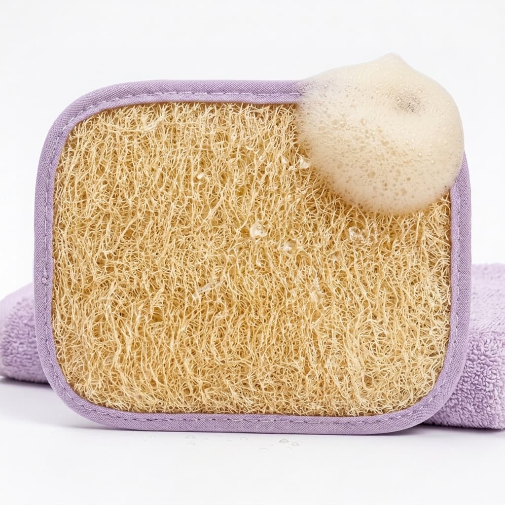 Esponja Vegetal Natural Sustentável Sem Plástico Ideal para Sabonete e Gel de Banho