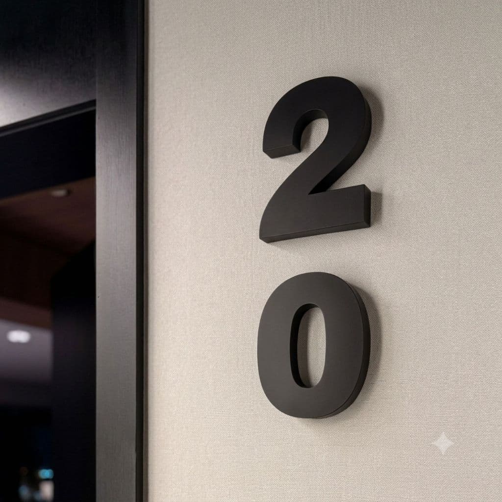 Número Residencial 15cm Fácil Instalação Moderno Para Casa Apartamento Portão Fachada Numeração 0 a 9 Decoração