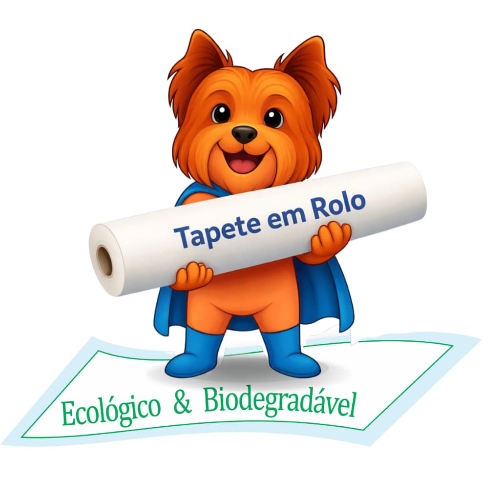 Tapete Higiênico Biodegradável para Cães – Alta Absorção – Cindpaper em Rolo 7 ou 14m