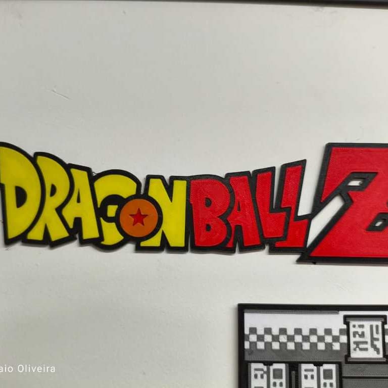 PLACA PAREDE DRAGON BALL Z DECORAÇÃO PAREDE 3D