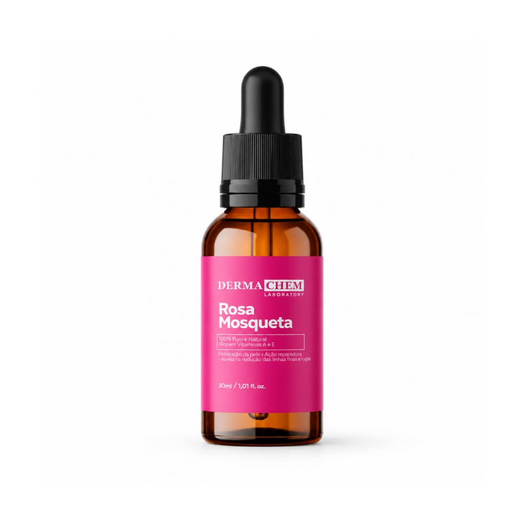 Sérum Facial Rosa Mosqueta Hidratação Profunda e Clareamento da Pele 30ml Dermachem
