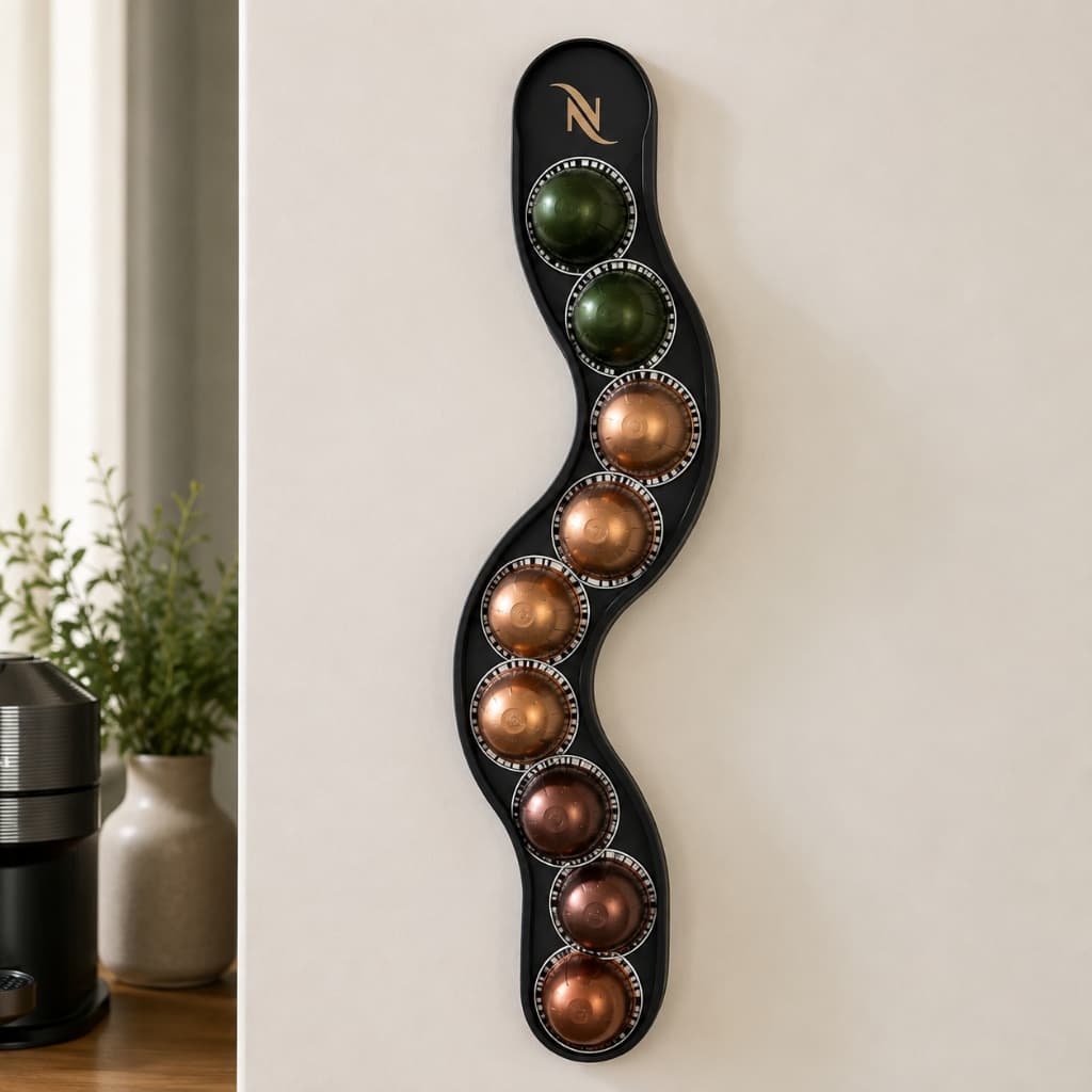 Porta Cápsulas Nespresso Vertuo Dispenser de Parede Organizador Vertical para Cápsulas de Café