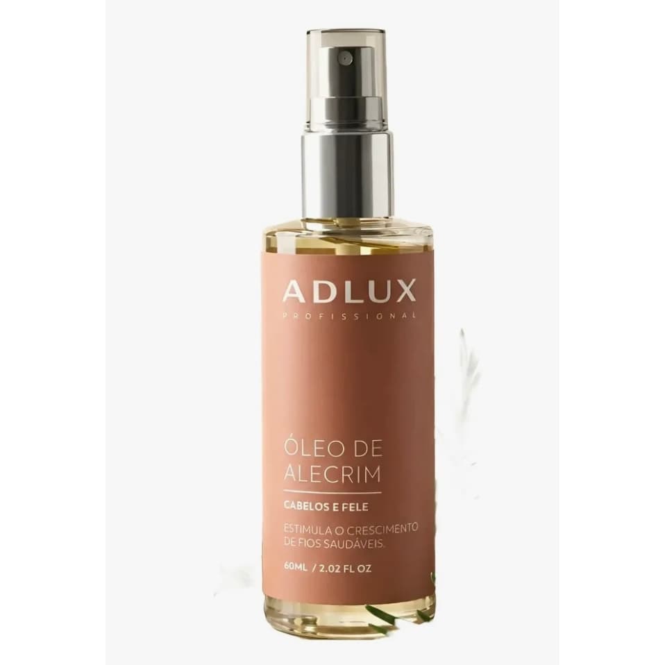 ÓLEO PARA CABELO E PELE ALECRIM ADLUX PROFISSIONAL 60ML