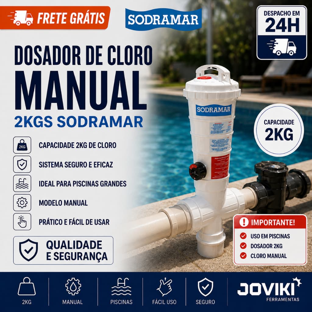 Dosador de Cloro Manual 2kgs Sodramar