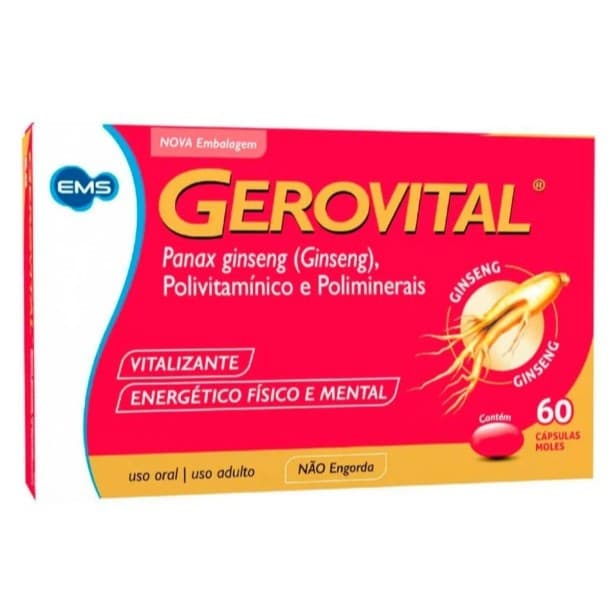 KIT GEROVITAL MULTIVITAMÍNICO C/60 CAPS P/CAIXA - DISPOSIÇÃO E ENERGIA